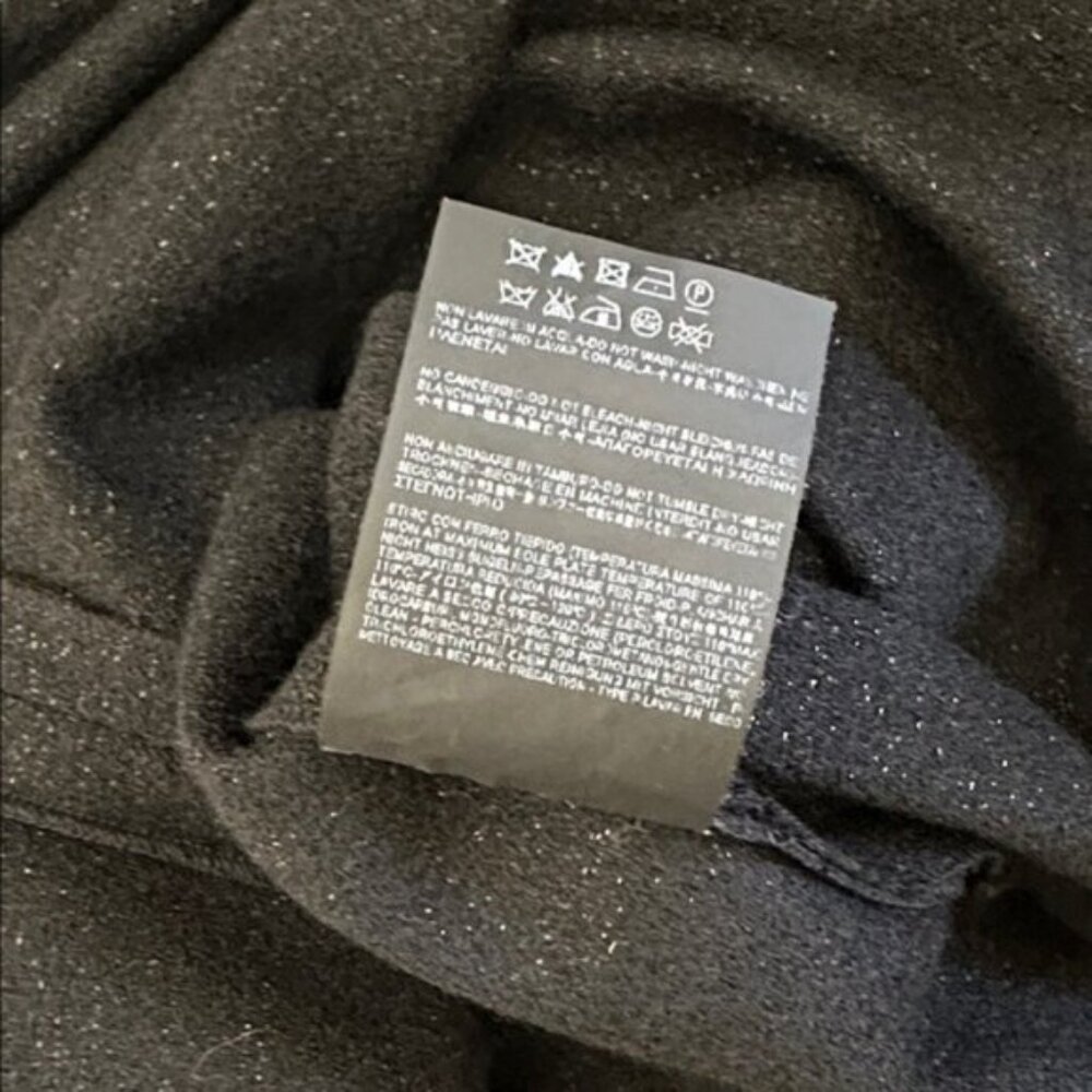 New Saint Laurent wool silk cap sleeve shift sheath boxy knee length mini dress - Picture 15 of 16